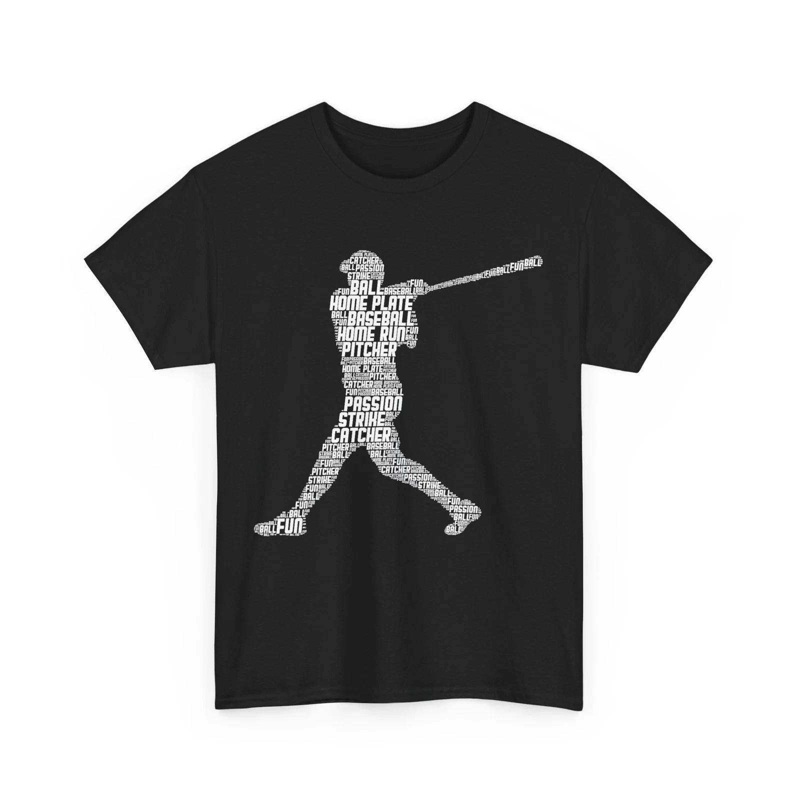 Baseball Player Shirt, Sports Lovers Baseball Fans Supporters T shirt 2XL