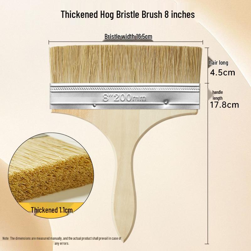 Nylon Bristle Art Brush with Wood Handle for Oil Painting