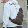 Retro Canvas Crossbody Crescent Bag - Large Capacity Men's Chest Bag