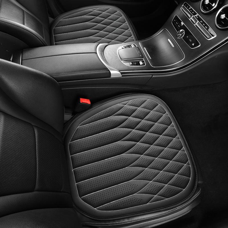 All-Season Leather Car Seat Cushion for Sedans, SUVs, Trucks, MPVs, Vans, Home & Office Seats