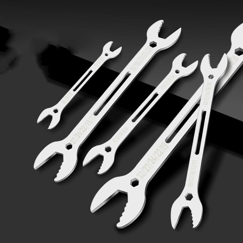 Xiaomi Universal Double Ended Wrench Self Tightening Wrench Tool Combination Spanner with Hexagonal Holes for Hand Tools Home Repair