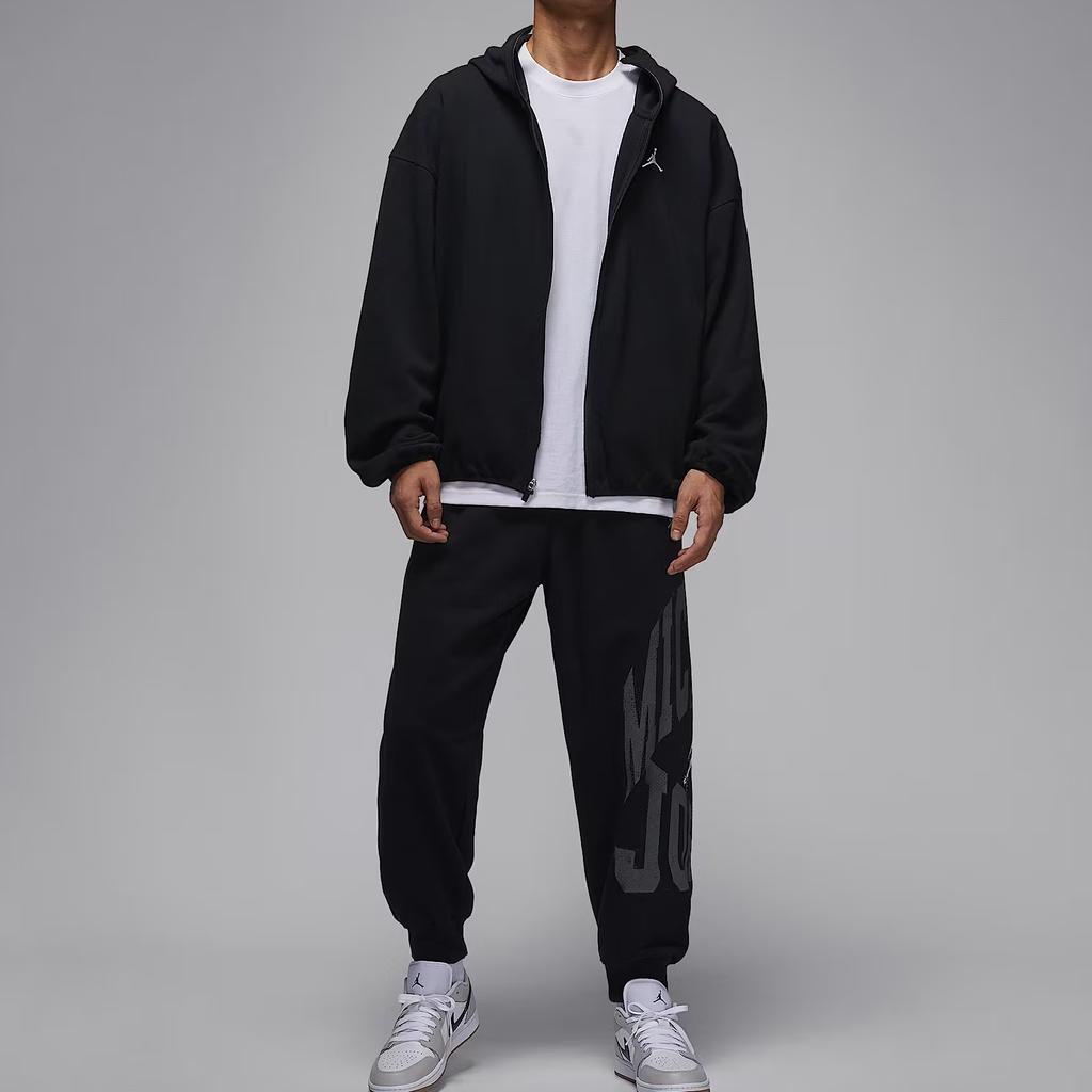 Jordan Brooklyn Lockerer Freizeit Kapuzenpullover mit Reißverschluss Langarm Herren Hoodies IF1888010