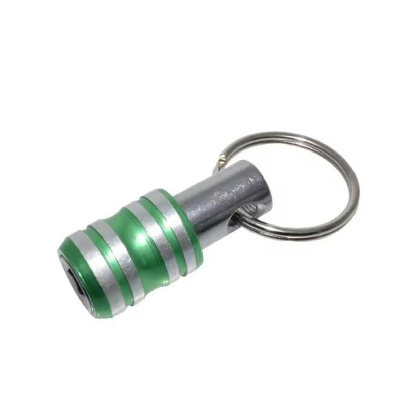 1/4 Inch Hex Shank Screwdriver Bits Holder Extension Bar Drill Screw Adapter Quick Release Easy Change Keychain