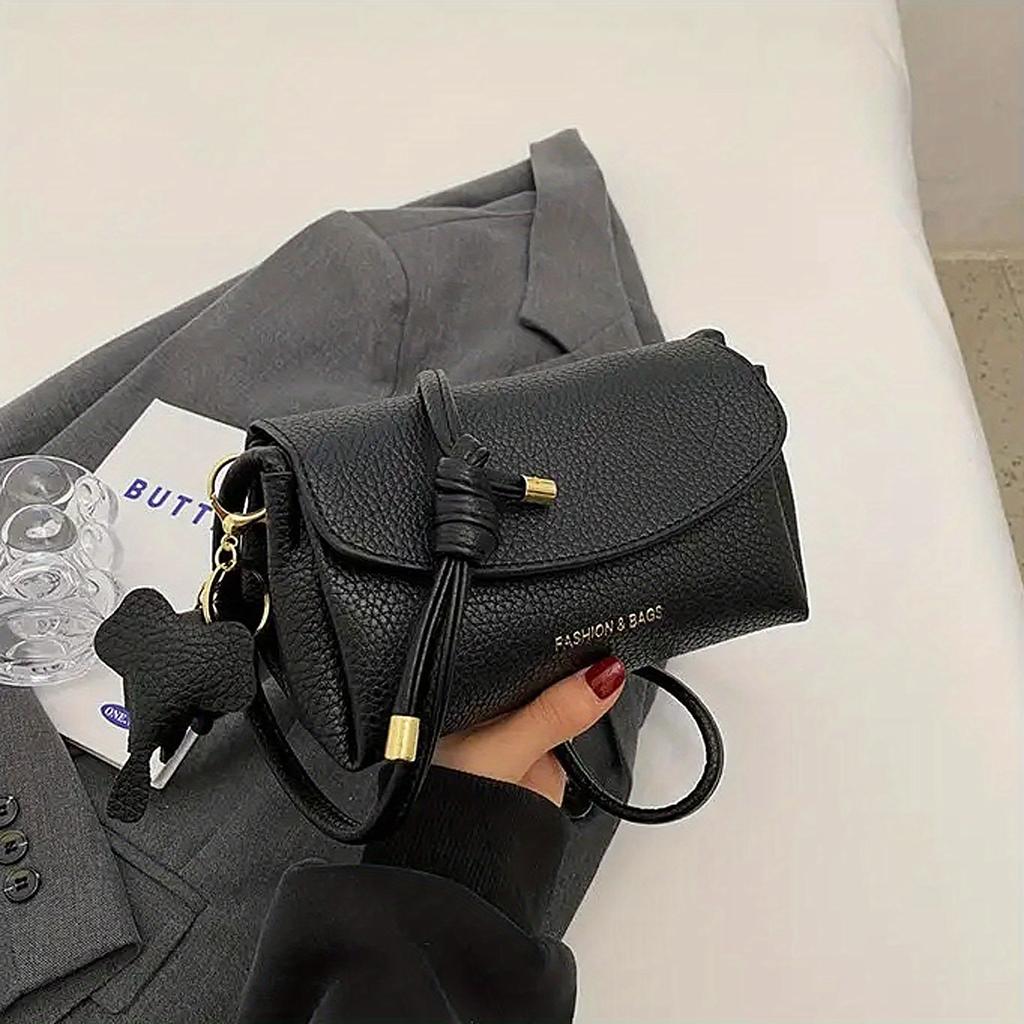Vintage PU Crossbody Bag Retro Fashion Shoulder Bag Women'S Casual Trendy Handbag & Purse