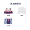 One Piece Vivi Cosplay Costume - Full Set Long Dress for Role-playing