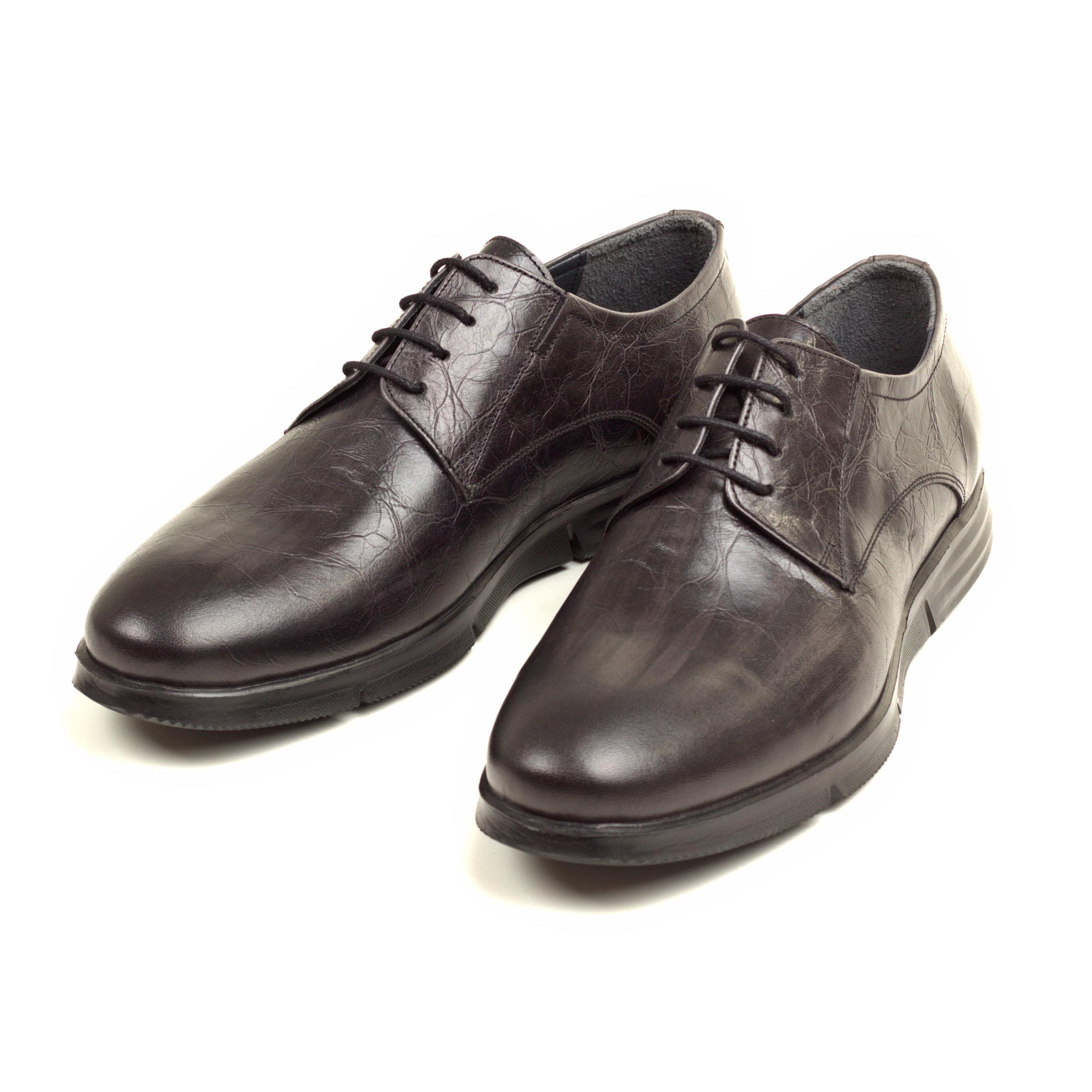 

Повседневные классические туфли на шнуровке из натуральной телячьей кожи