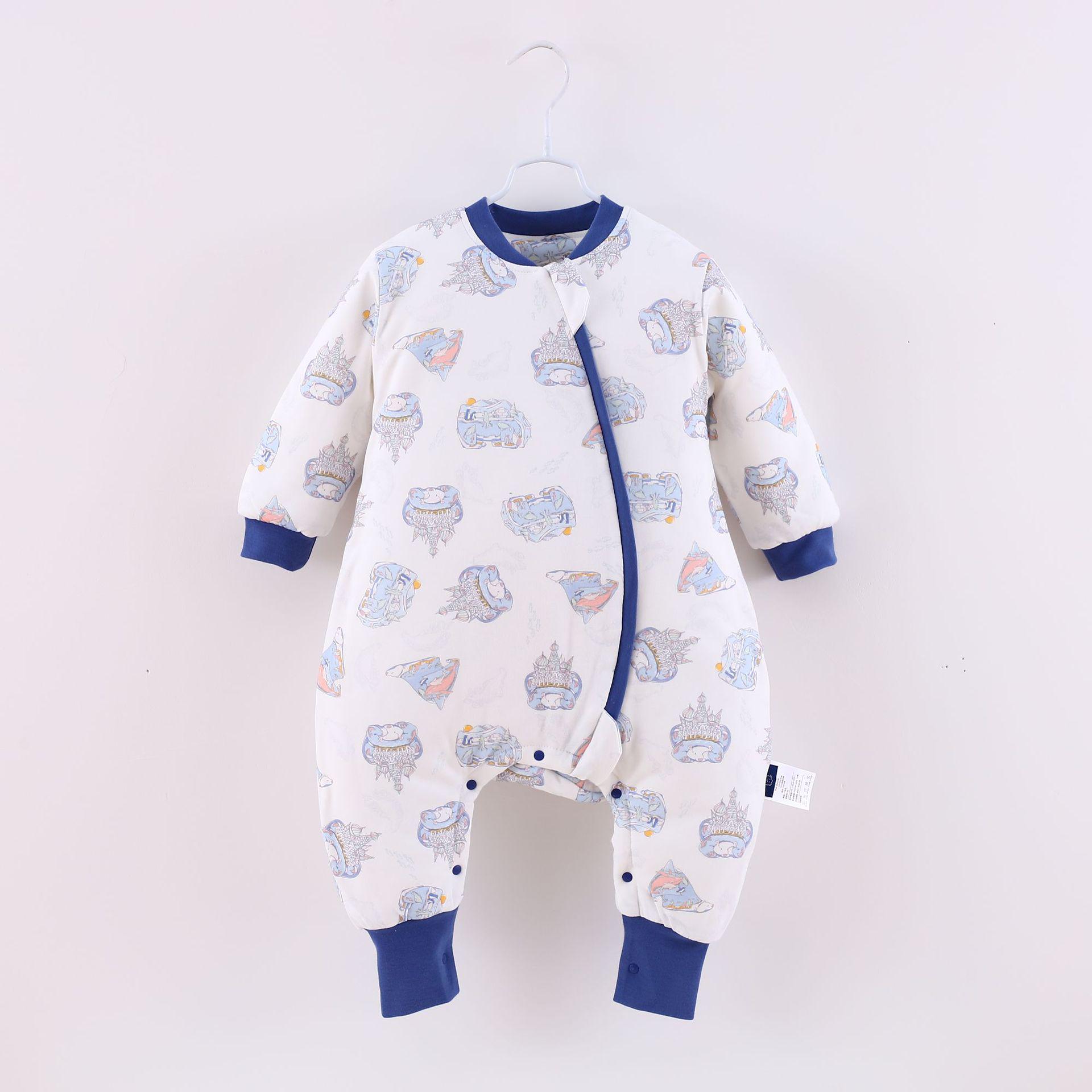 

Стеганый хлопковый спальный мешок с рисунком для младенцев и детей Size 80