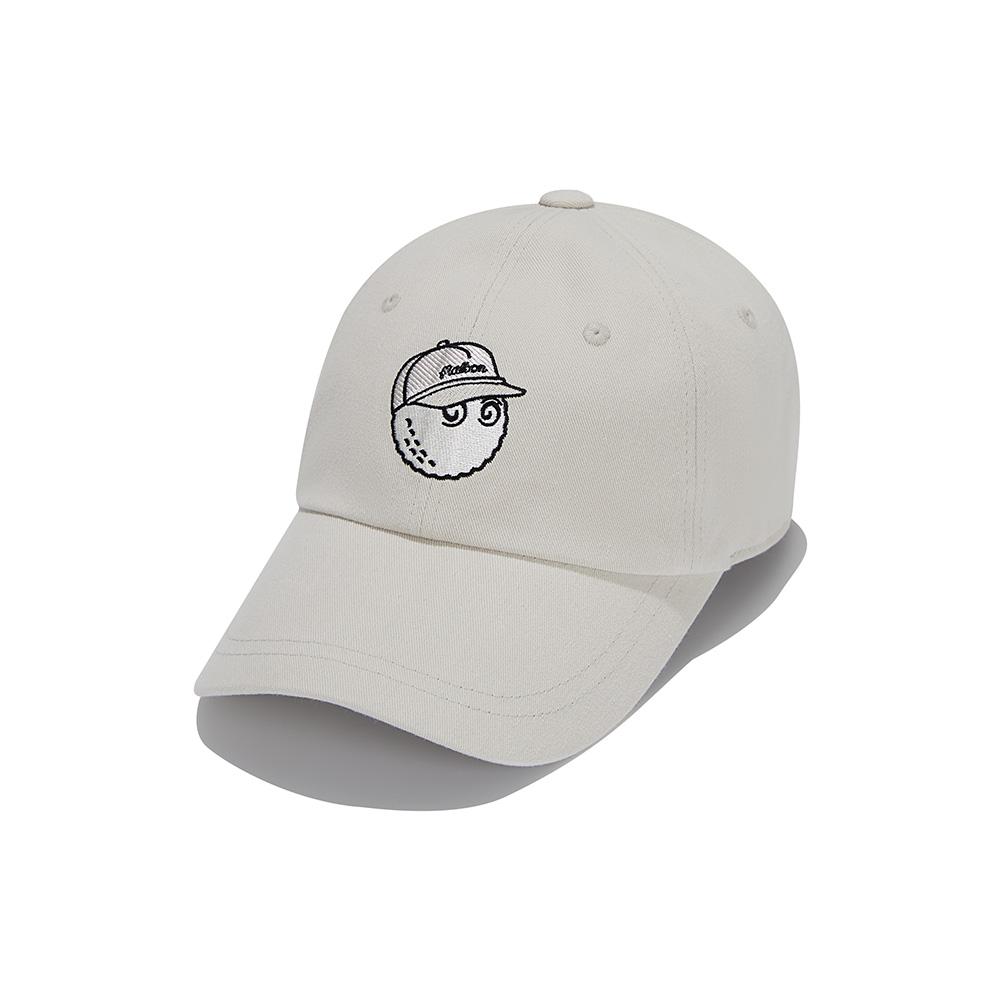 MALBON GOLF New Malbon Basic Bucket Ball Cap Light Gray