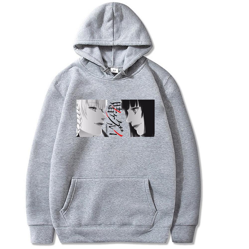 Kakegurui Hoodie Men Women Sweatshirt Print Unisex Streetwear Hip Hop Style Autumn Winter Fashion Tops Clothes Male