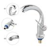 Bathroom Basin Faucet with ABS Water Purifier Single Lever Hole Tap Cold Water Only for Bathroom and Kitchen Deck Mounted Sink