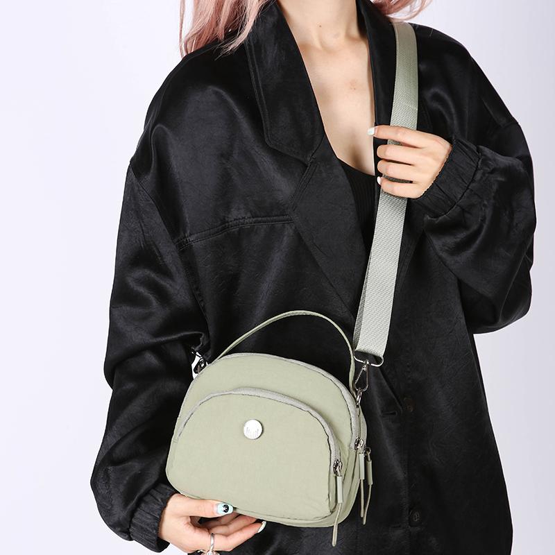 Women's Bag Nylon Bag Solid Color Shoulder Crossbody Bag Mobile Phone Bag