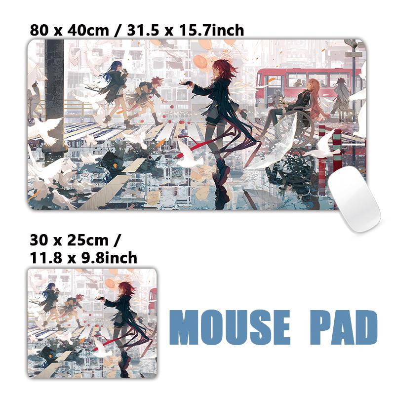 Arknights Endfield Exusiai Dusk Kaltsit Laevatain Gaming Girls Mousepad XXL Keyboard Desk Mat