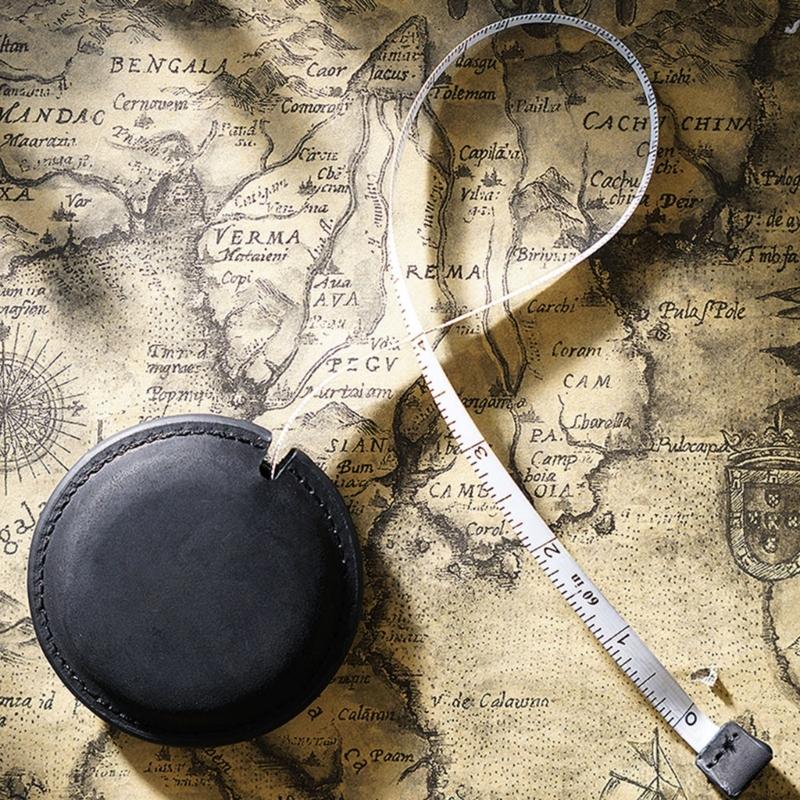 Upgraded Sewing Tape Measure Body Cloth Tailor Craft Dieting Measuring Tape 120cm Retractable Ruler CrazyHorseLeather