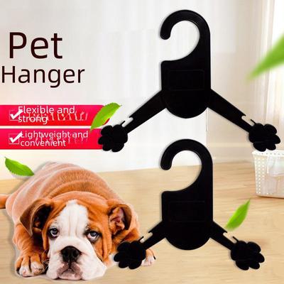 Pet Clothing Hanger - Plastic Rack for Cat and Dog Apparel In Pet Shops