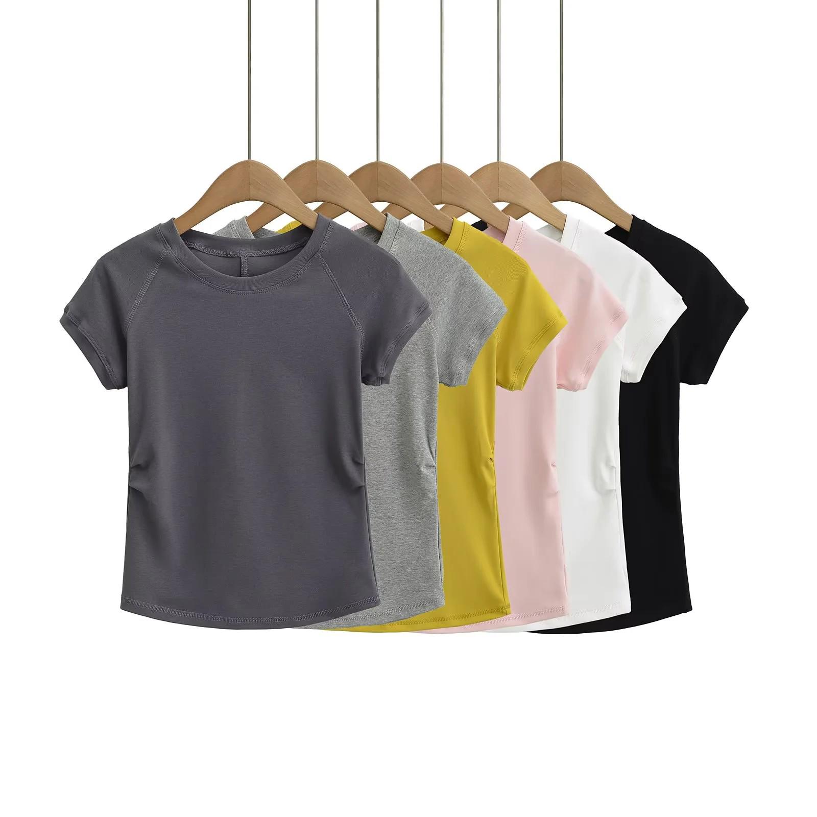 

Women s Summer Slim Fit Raglan Sleeve Short Top T-Shirt Medium