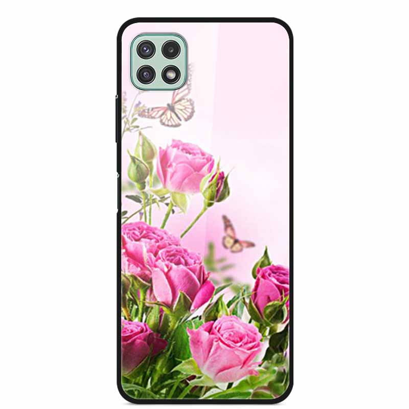 For Samsung Galaxy Wide5 Case Tempered Glass Hard PC Phone Back Cover for Galaxy Wide 5 Bumpers Cases Shell Coque 6.6'' SM-E426S