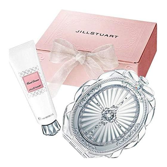 JILL STUART Крем для рук 30 г + Компактное зеркальце II Подарочный набор