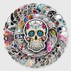 50 Iridescent Skull & Ghost Face Halloween Stickers for Laptops & More