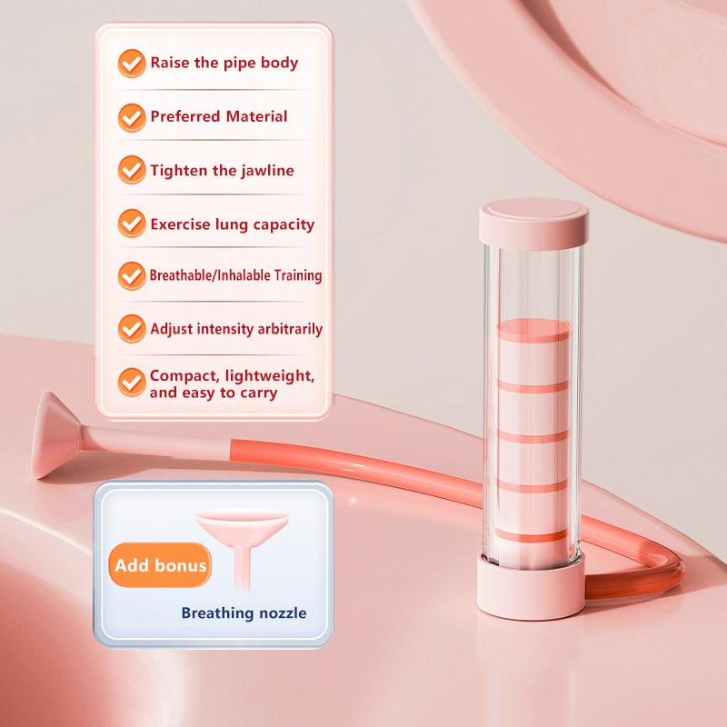 1 Set Breathing Exercise Device Abdominal Muscle Trainer Deep Breathing Dumbbell Men Women Adults Lung Capacity Training Device