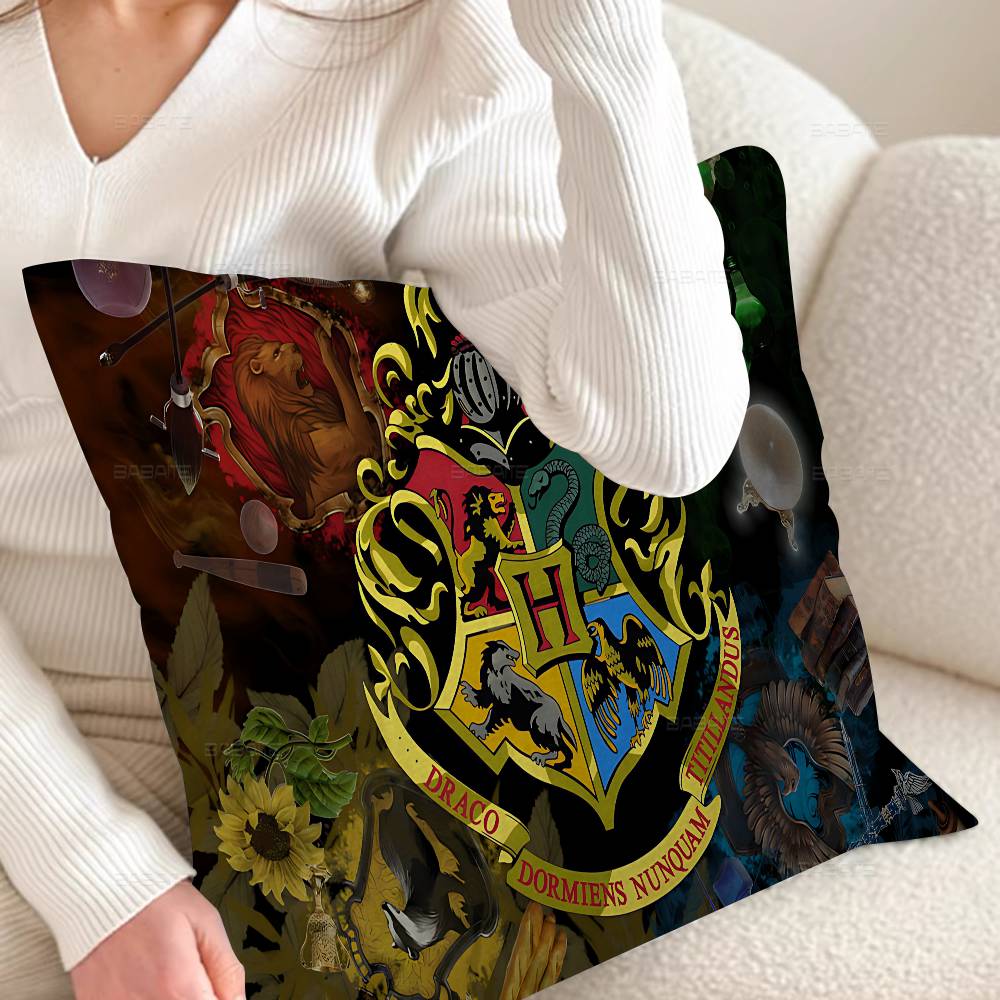 Movie Harrys P-Potter Personalized Pillow Dust Cover Bedroom Kids Party Decoration Pillowcase Birthday Children Gift