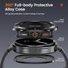Samsung Galaxy Watch 8 44mm 40mm için Metal Kasa Paslanmaz Çelik Koruyucu Kapak Dayanıklı Tampon Kabuk Galaxy Watch 8 Koruyucu