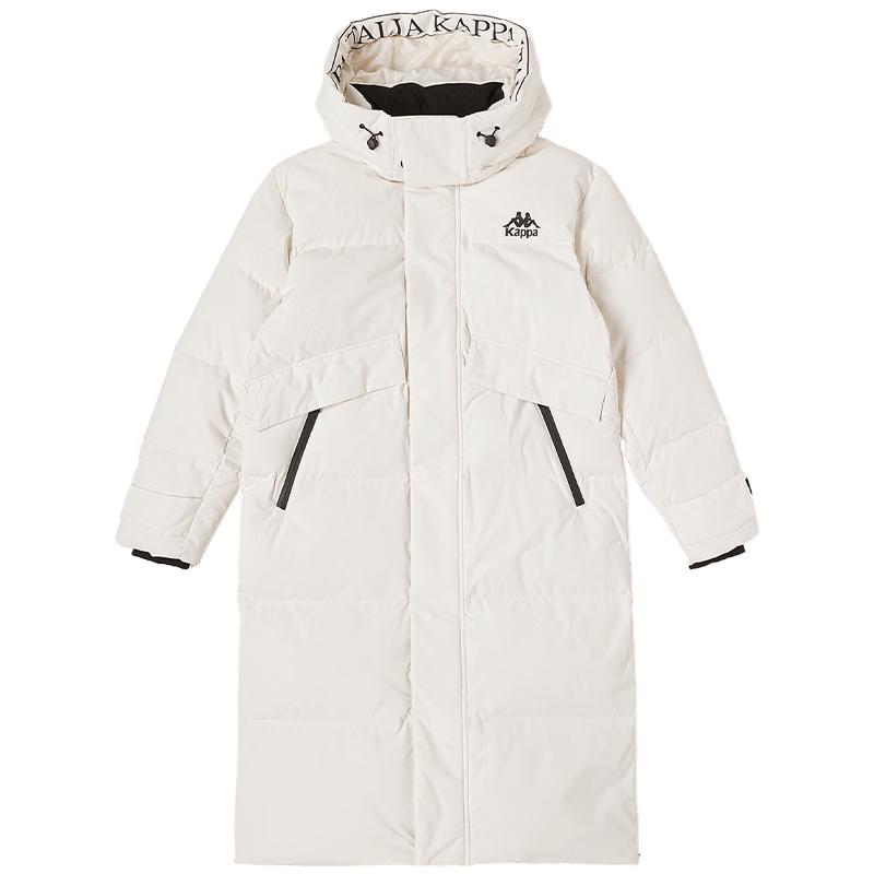 Kappa Unisex Retro Long Hooded Down Jacket M