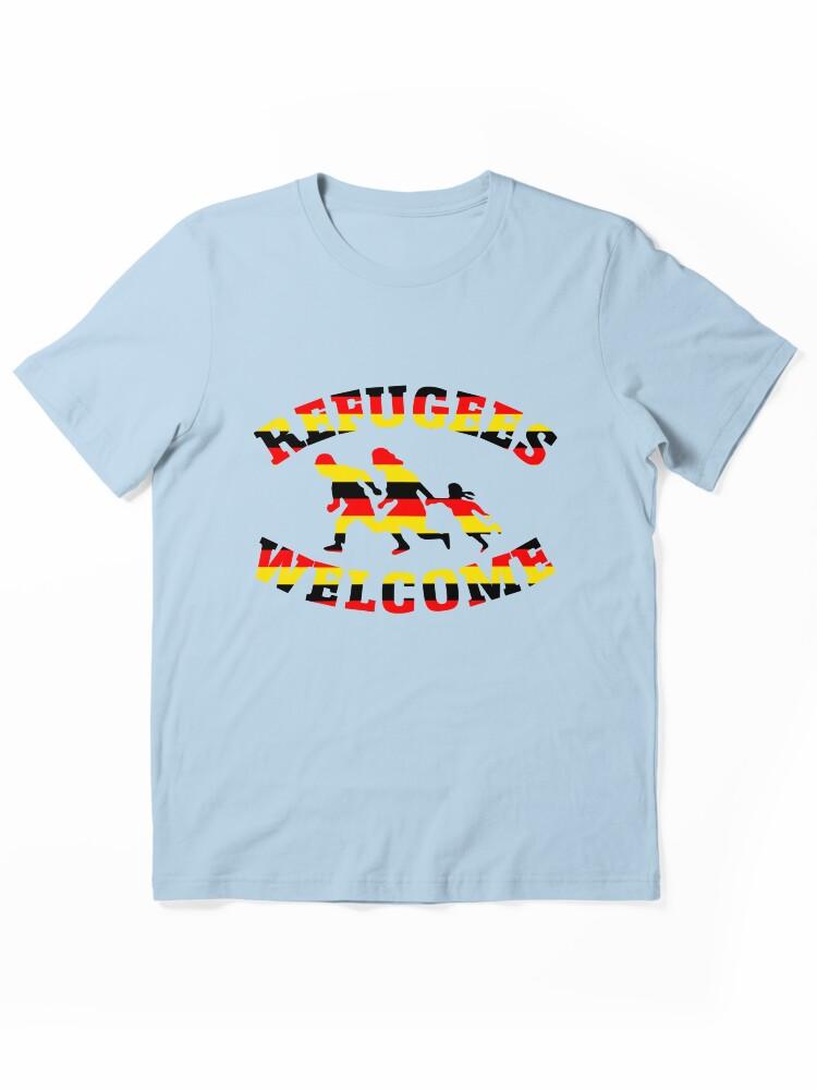 Crysis Refugees Welcome Germany Flag Colors Essential T-Shirt