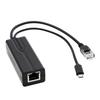 100Mbps1000Mbps Gigabit POE Splitter PoE To TYPE-C Splitter  Micro USB Security Camera