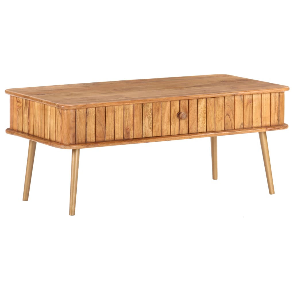 Coffee Table 100 x 50 x 40 cm Solid Acacia Wood