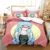 Girls Anime SHY Bedding Set Duvet Cover Bed Set Quilt Cover Pillowcase Comforter king Queen Size Boys Adult Bedding Set