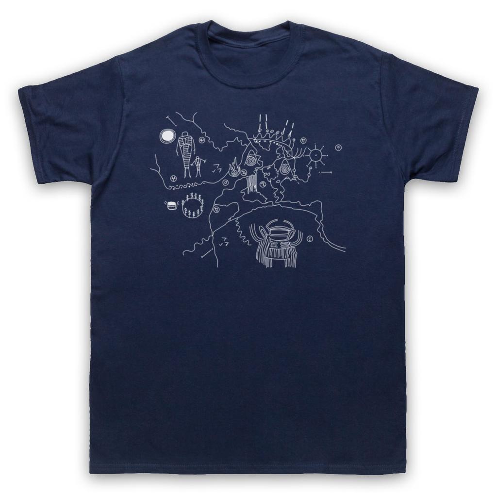 2025 T-Shirts Verkaufen sich gut im Sommer TWIN PEAKS EULENHÖHLE KARTE PIKTOGRAMM KALENDER Amerikanische TV-Serie Sex T-Shirt