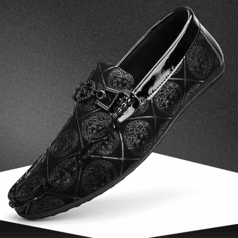 

European Station Men s Doudou Shoes 2025 Summer New Loafers Men s Low Top Versatile Casual Single Shoes Men s Shoes 39