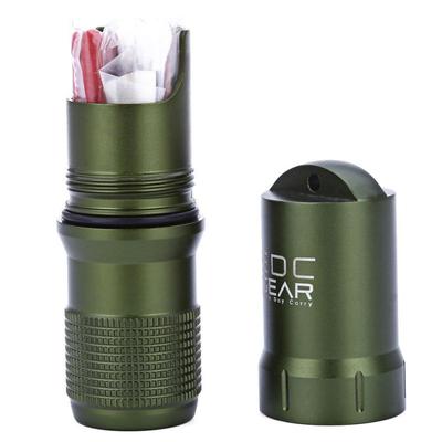 Kapsel EDC wasserdichte Box Wanderung Überleben Pille / Streichholzschachtel Box Container Überleben Sie Seal Trunk Container Halter Lagerung