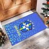 Brazil national football team Printed Flannel Area Rug Non Slip Soft Polyester Floor Carpet Indoor Decor Mat for Bedroom Living Room Sofa