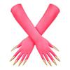 Halloween Long Nail Gloves for Women Witch Costume Party Accessories
