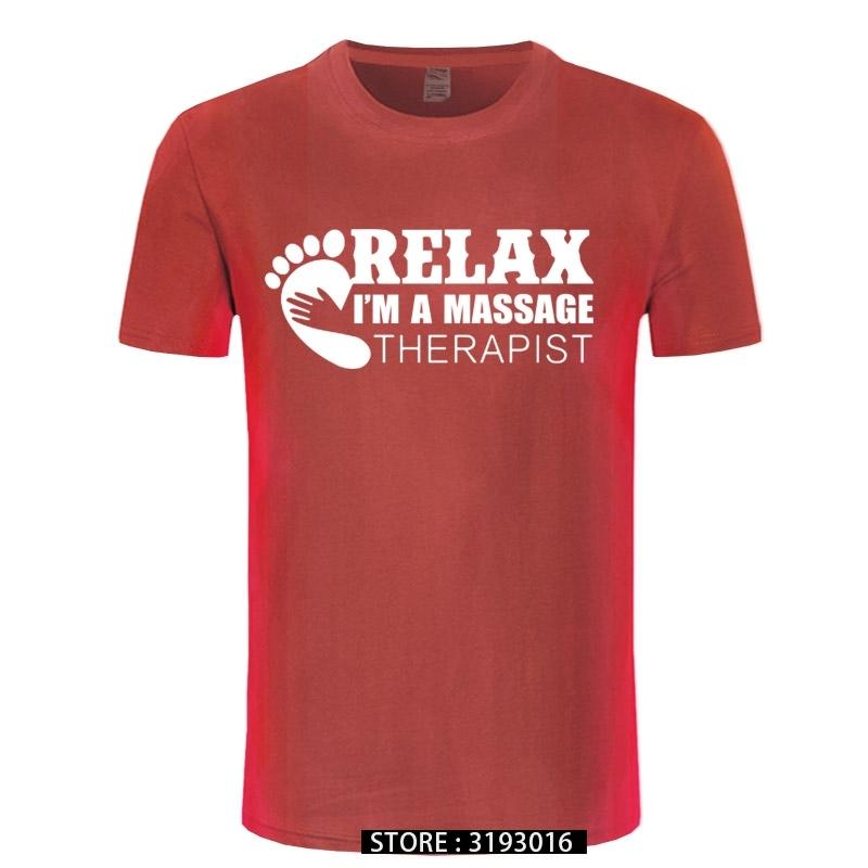 I Am A Massage Therapist Men T Shirt Summer New Fashion Short Sleeve ONeck Cotton Tshirt Funny Mens Tops
