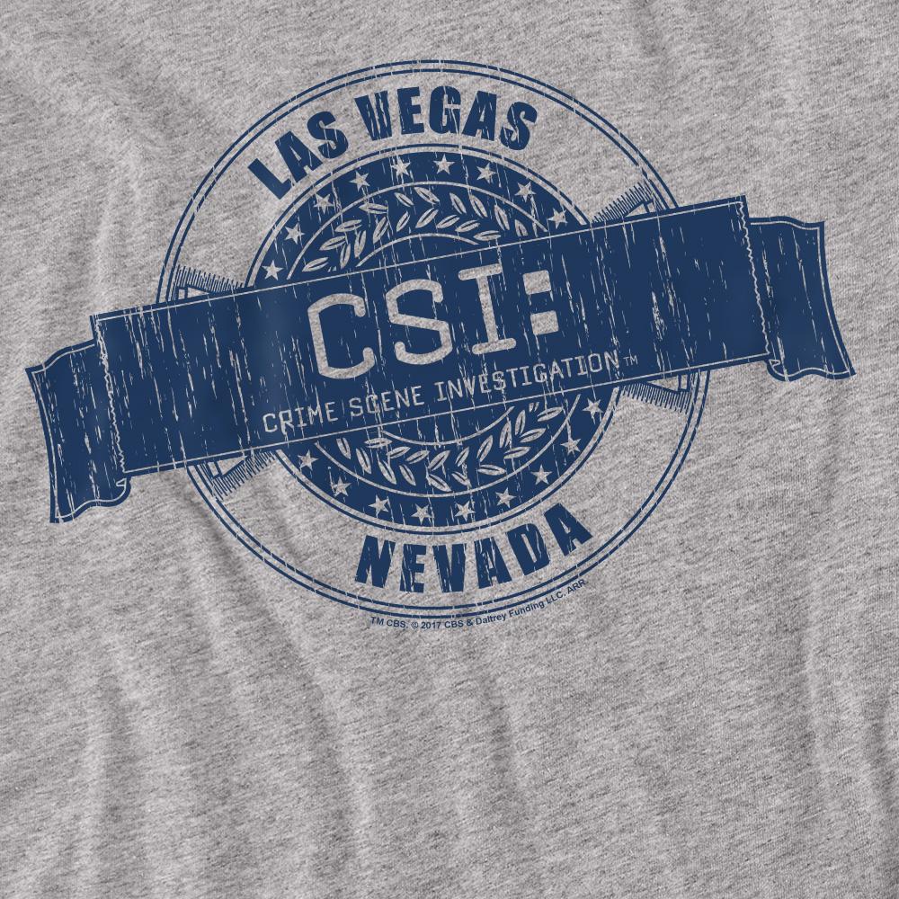 CSI Unisex Adult Vegas Badge T-Shirt