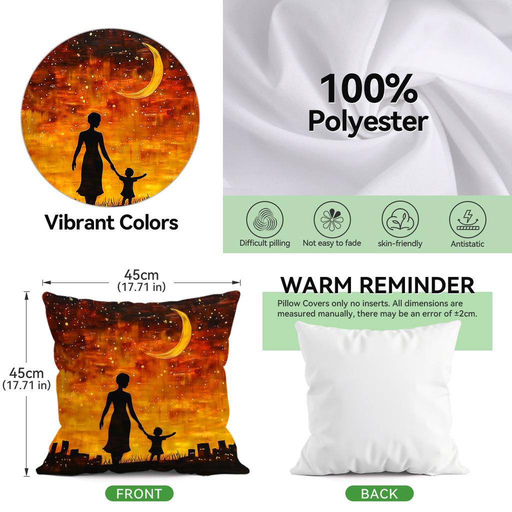 African-Style Art Pillowcase Bedroom Sofa Cushion Cover 100% Polyester Living Room Cushion Pillowcase Home Comfortable Decor