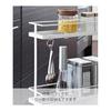 Yamazaki Jitsugyo Slim Kitchen Wagon Tower White 7151 Approx. W38XD12XH66cm