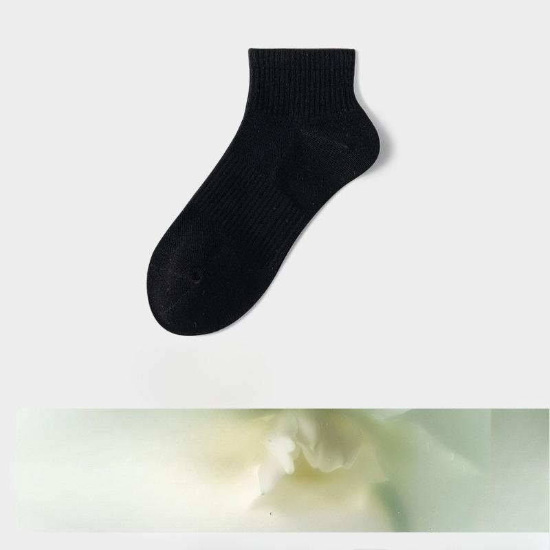 Pure Cotton Socks - Women s Mid-length Stockings - Spring/Summer Antibacterial Cotton Socks - High Elasticity Women s Stockings 1 pair