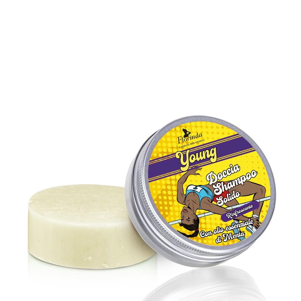 

Florinda Young 2-in-1 Athletic, твердый шампунь для душа со вкусом мяты 70 гр