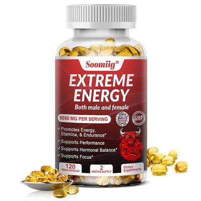 Vitamin B12, Red Ginseng, Macagen, 120 Capsules Dietary Supplement