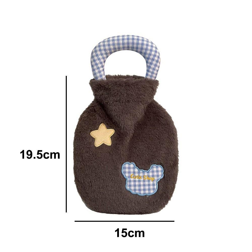 400ml Period Hot Water Bag Soft Cover Warm Water Bag Hand Feet Warmer  for Hot and Cold Compress