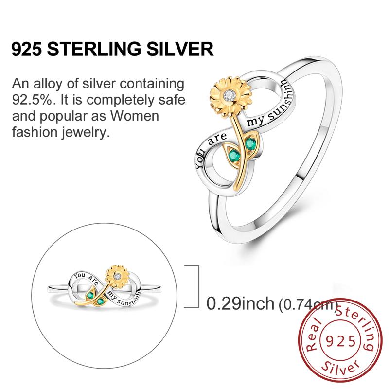 Rings New Copper Rings Bow Love Heart Stars Moon Sparkling Zircon Rings Ideal For Women Party Wedding Jewellery Gift