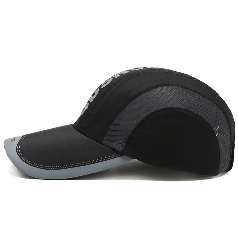 Hat Summer Men's and Women's Baseball Cap Korean Version Outdoor Sports Sun Hat Sunscreen Sun Hat Quick Drying Breathable Mesh Hat