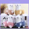 Adorabile Portachiavi Alpaca Peluche Affascinante Piccolo Peluche Per Borse E Regali