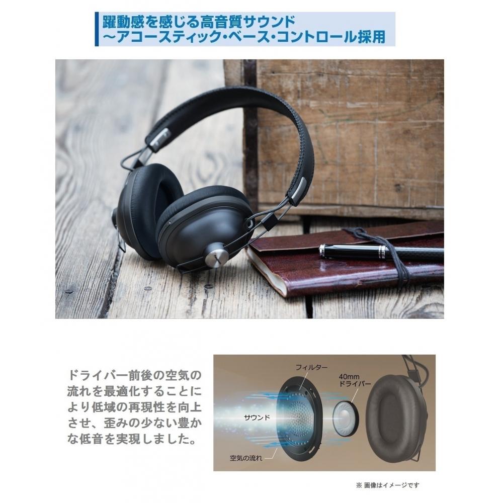 Panasonic Kabelloser Stereokopfhörer RP-HTX80B-K