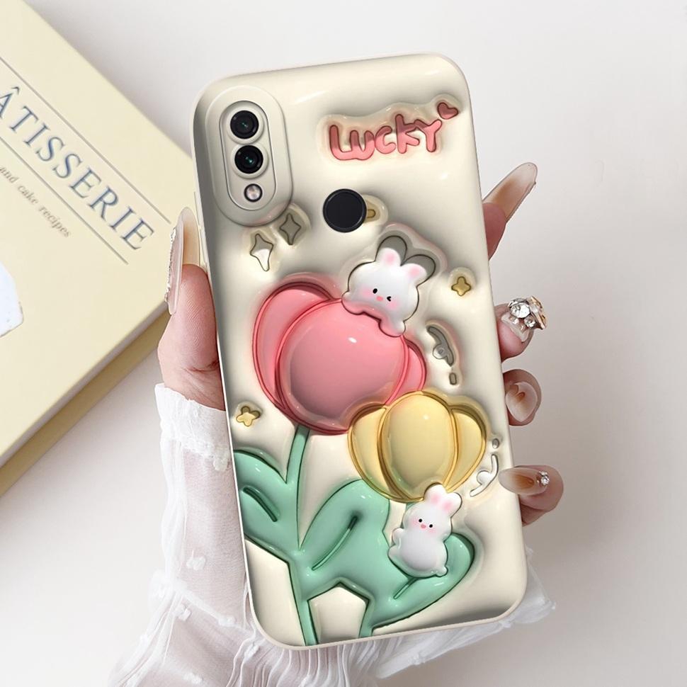 For Xiaomi Redmi Note 7 Case 2019 Lovely Cartoon Painting Back Cover Soft Slim Phone Case For Redmi Note 7 Note7 Bumper 6.3"