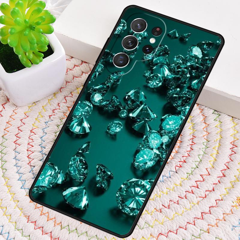 Diamond Crystal Pattern Phone Case for Samsung Galaxy Note 10 Pro S26 Ultra S23 S24 FE S25 S21 S22 PLUS Shockproof Cove