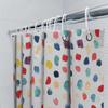 Brightly Colored Watercolor Dots Shower Curtain For Bathroom Decor Customizable Size Available On